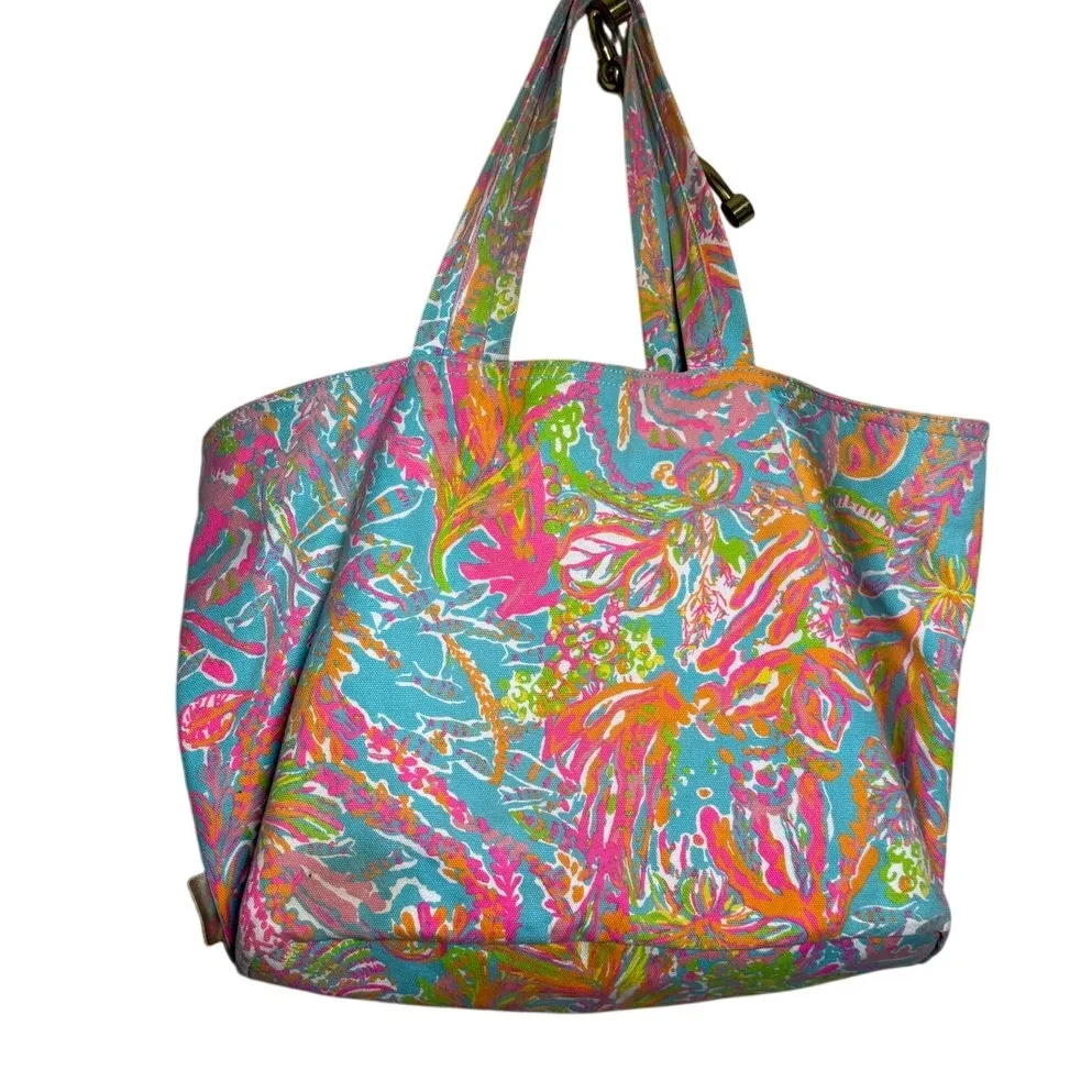 Lilly Pulitzer Scuba to Cuba Palm Beach Tote - Image 3