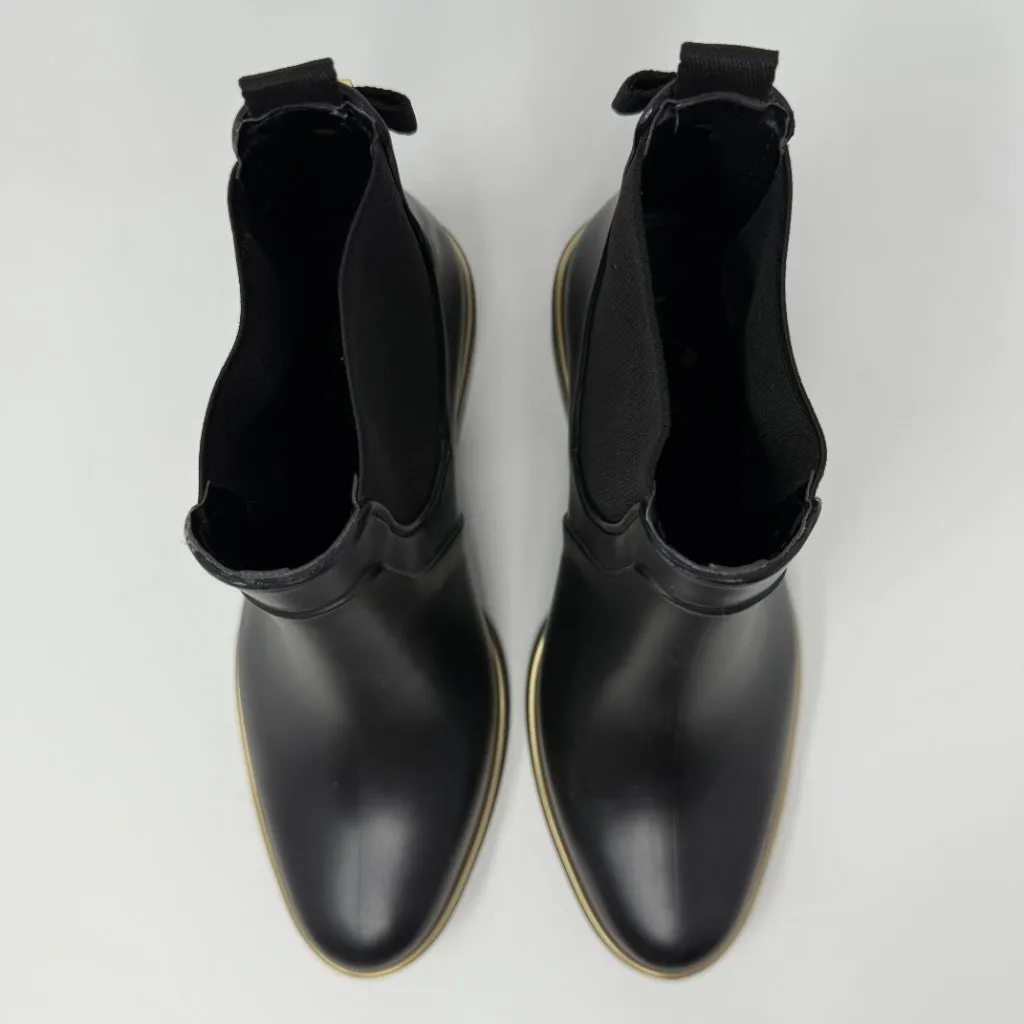 Kate Spade New York Sedgewick Chelsea Rain Booties Womens 6/7 Black Outdoor NWOB - Image 5