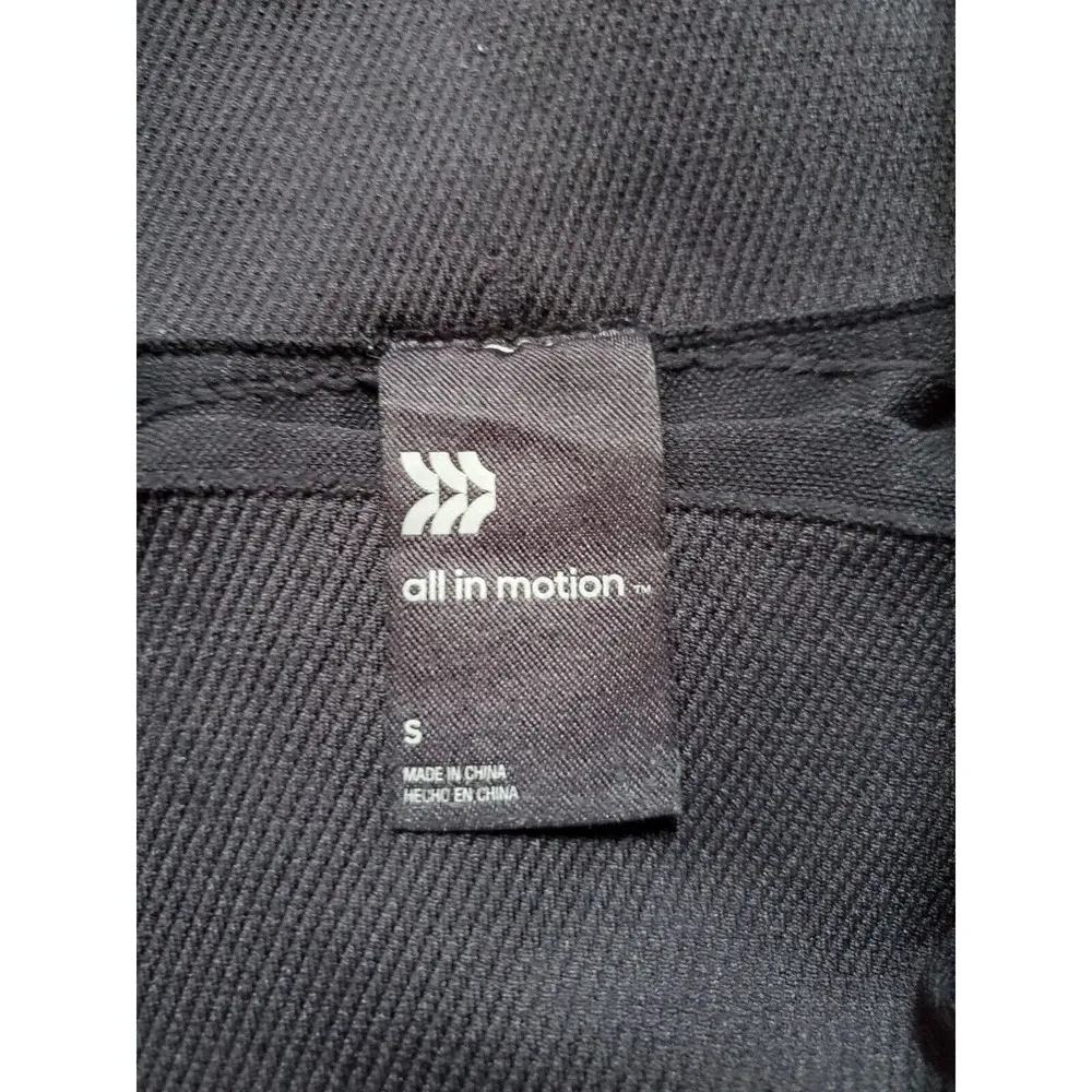 All in Motion Shorts Women Small High Rise Core Seamless Bike Black Yoga Gym - Image 3