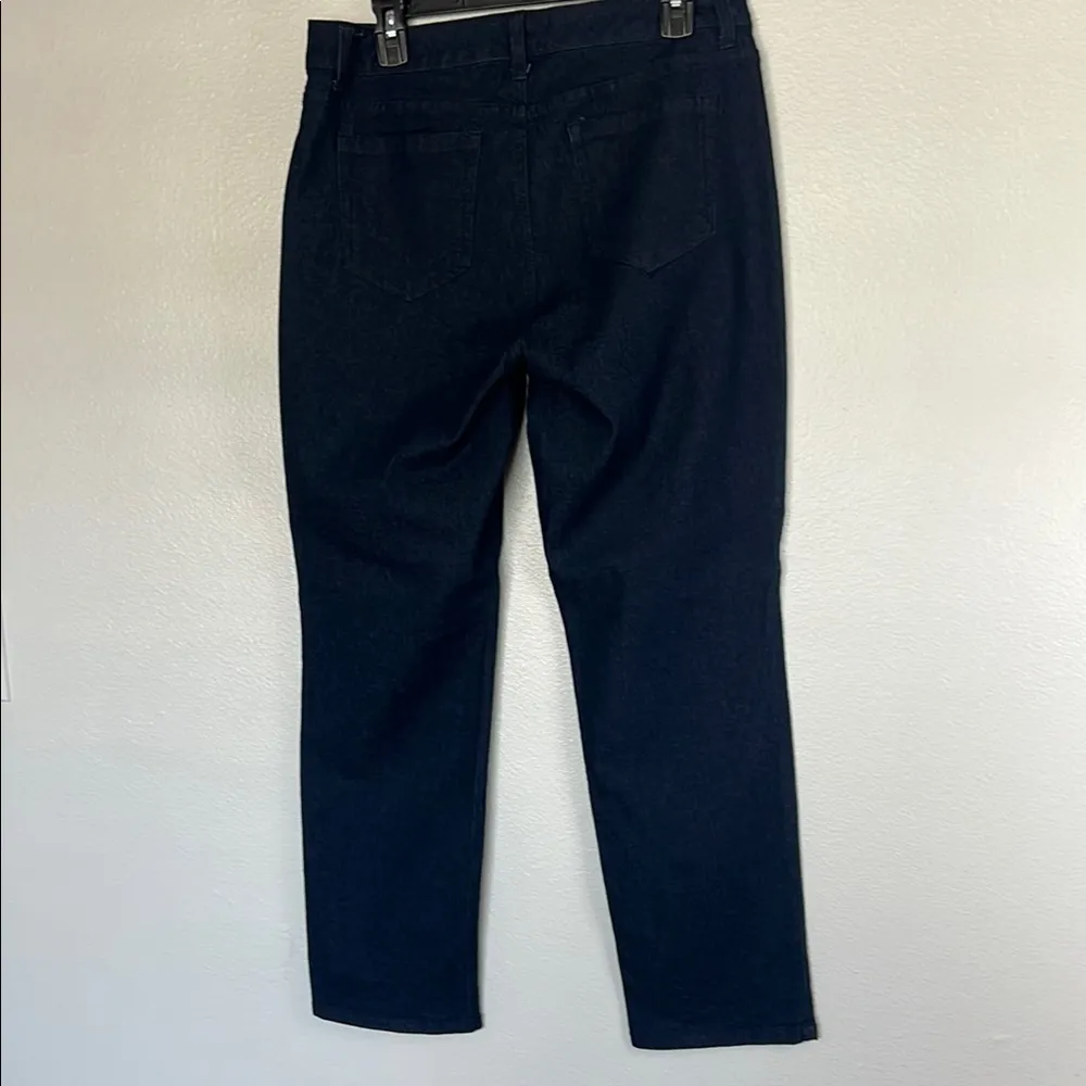 EUC Nine West Jeans Dark Blue Jegging Stretchy Straight Leg sz 14P - Image 5