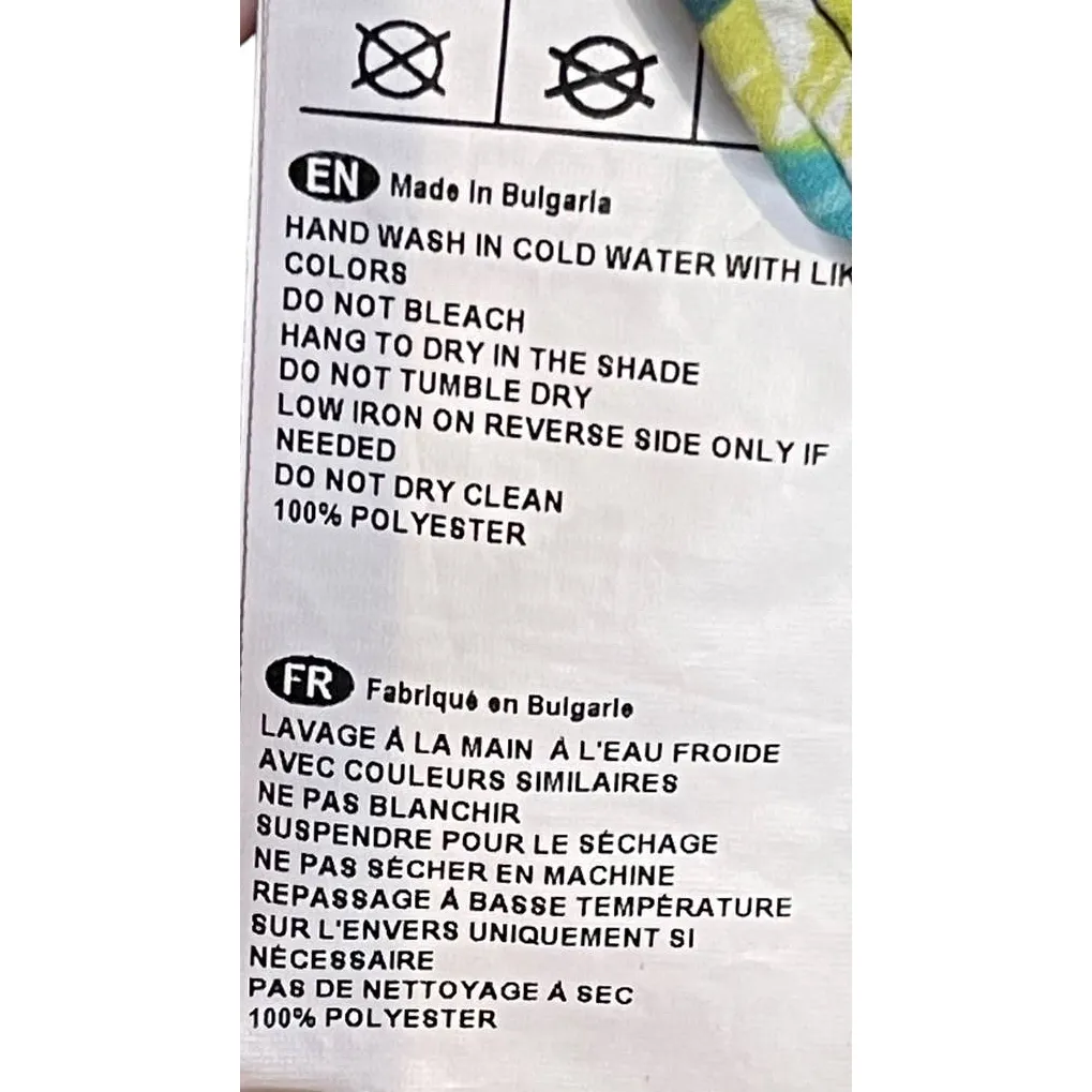 Joseph Ribkoff Women Blouse Style 212239 Floral Tie-Front V-Neck‎ Long Sleeves 4 - Image 7