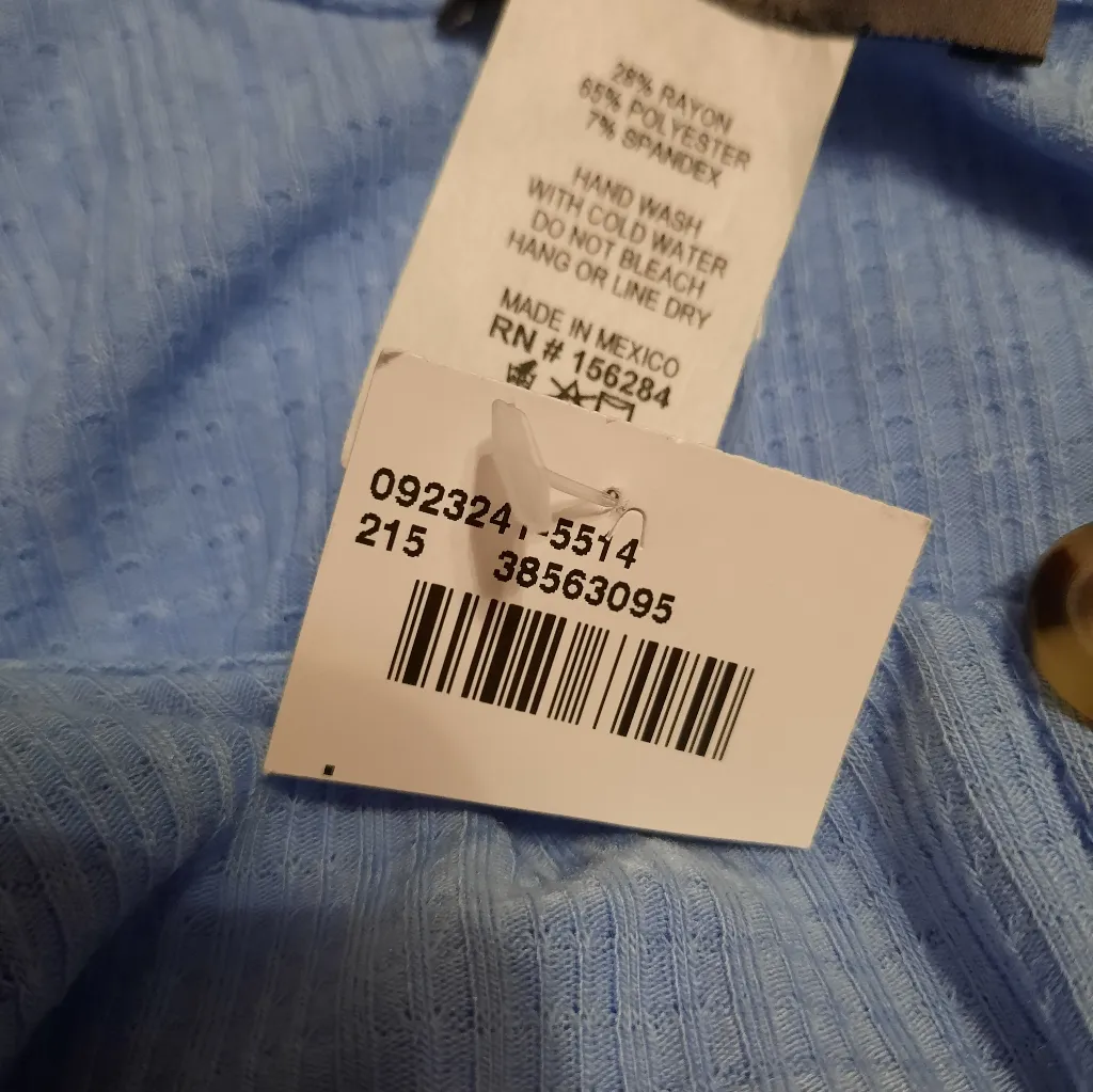 Gyft Light Blue Tank Top Size Small NWT - Image 4