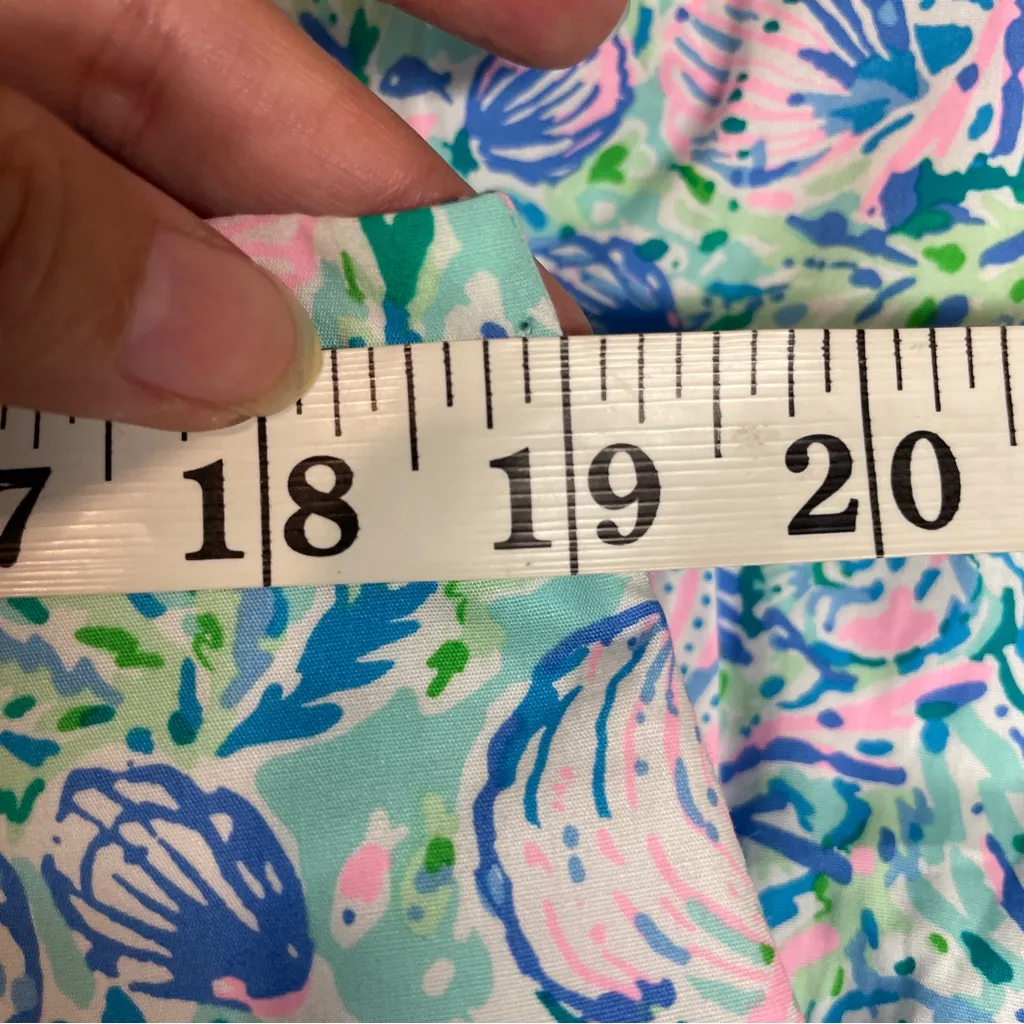 Lilly Pulitzer Trina‎ Dress Surf Blue Soleil It On Me Preppy Dress Womens Medium - Image 8
