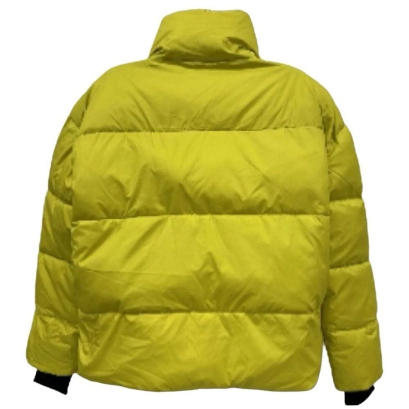 BASS Discovery Puffer Jacket, 2 Sided Zipper / Lined Pockets Size XL New w/ Tag Yellow - Image 5