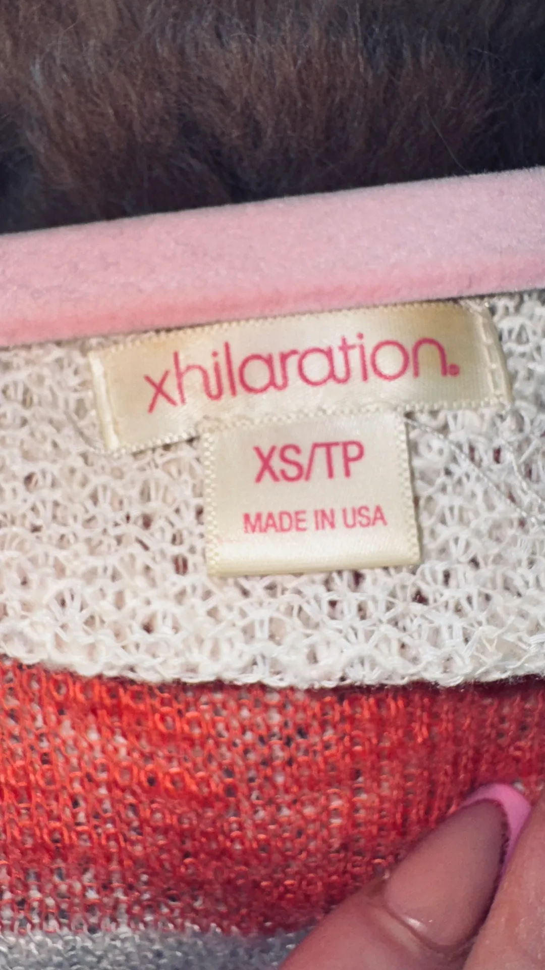 Striped 3/4 Length Sleeve Top - Image 7