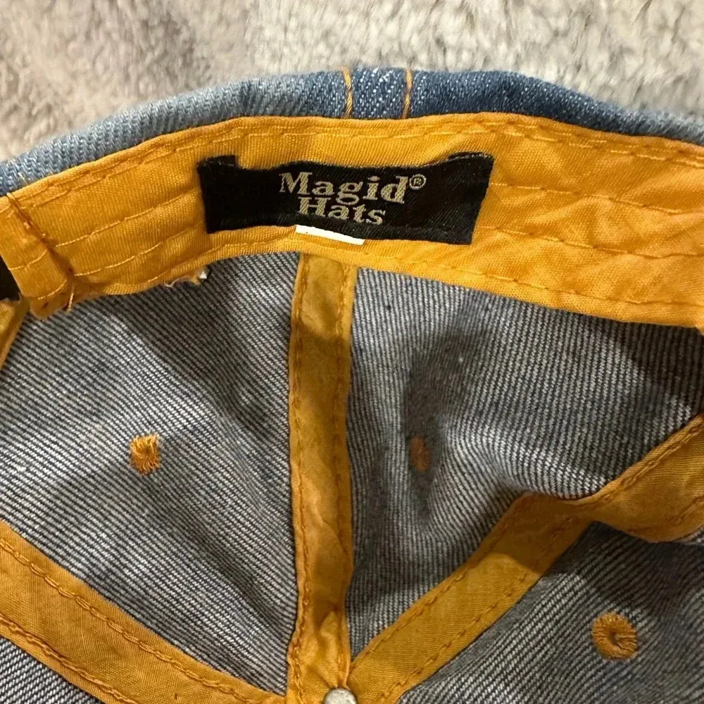 **Stylish Women's Blue Denim Cap with Rhinestones – By Magid Hats** - Image 4