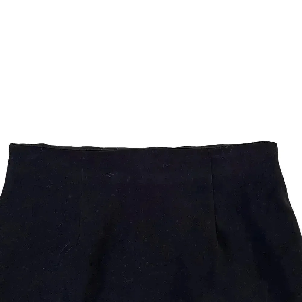Byer Too California Suede Mini Black Zippet Closure Juniors Mini Skirt SZ 9 - Image 2