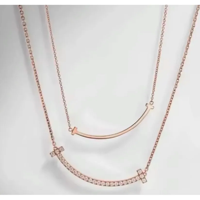 Rose Gold‎ Filled K18 Curve Bar Necklace, Minimalist Chain Pendant, 16-18” - Image 6