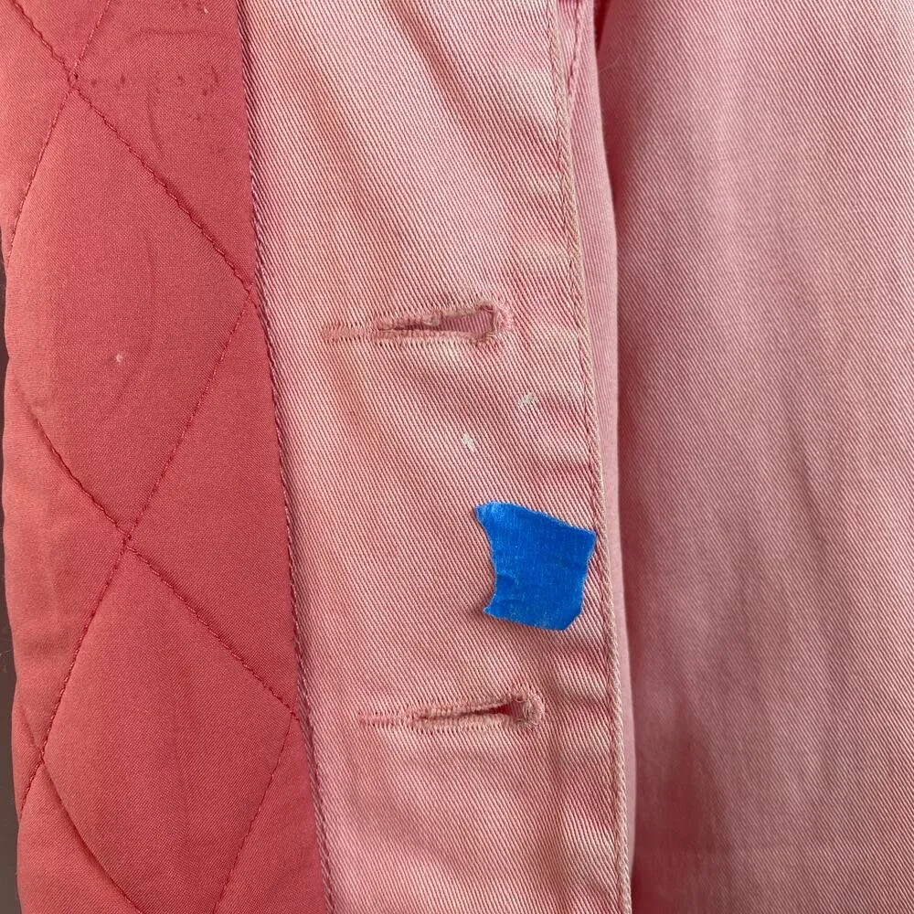 Cinq a Sept Studded Julia Jacket Shacket Pink Denim Western - Image 11