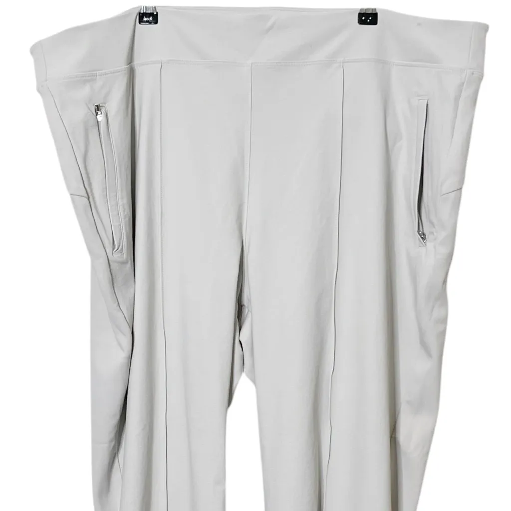 Athleta Headlands Hybrid Pant Size 24 Birch Grey High Rise Ankle Crop Stretch - Image 3