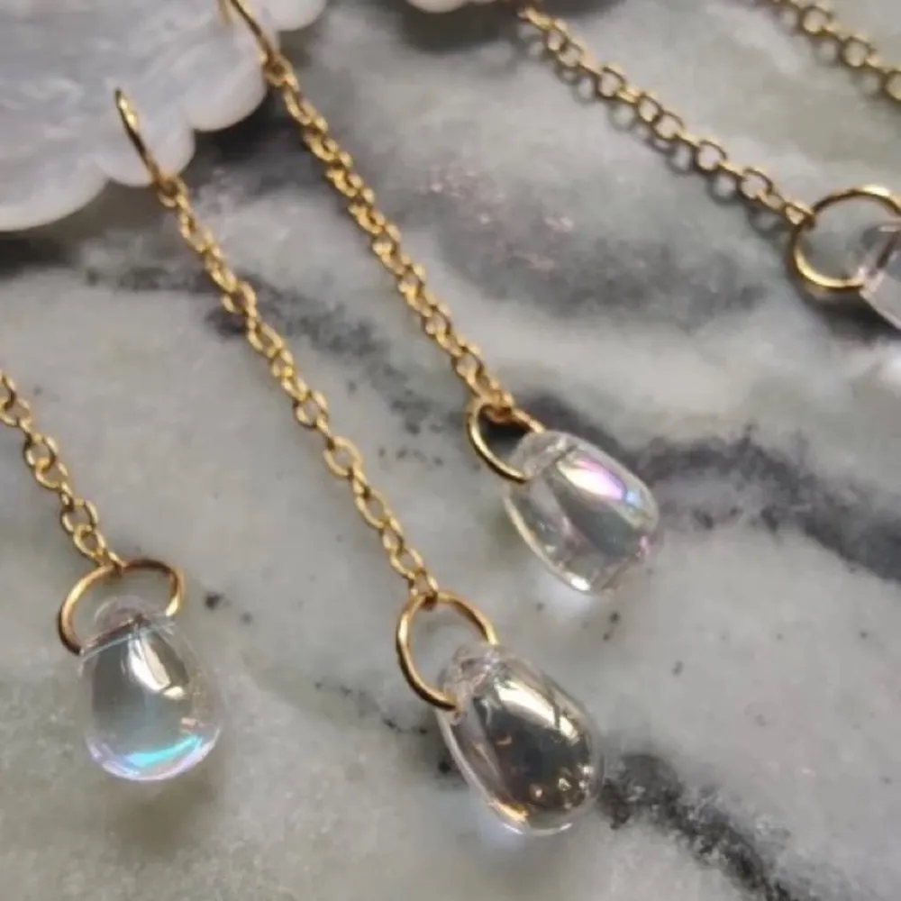 Korean Vintage Acrylic Cloud Earrings - Image 6