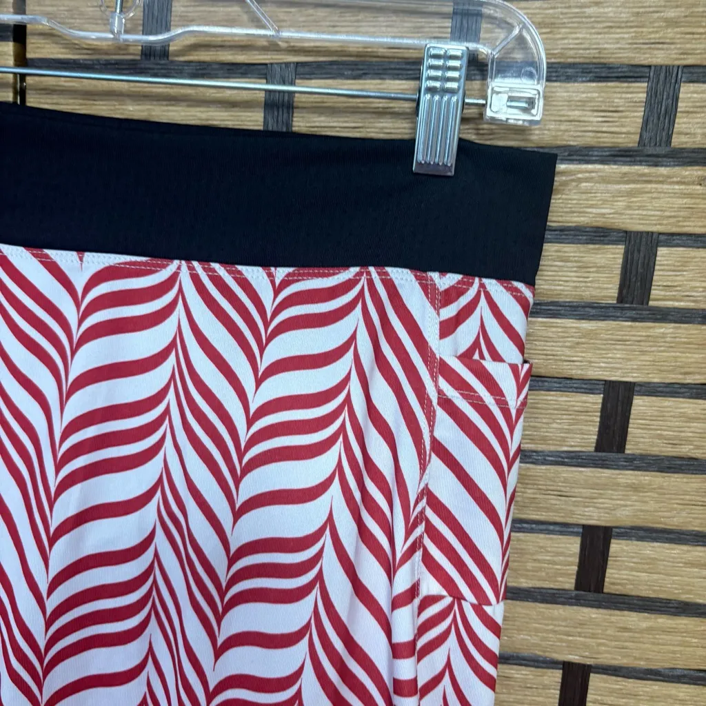 Running Skirts Red And White Candy Stripe Triathlon Skirt Size 3 (Size‎ 8) - Image 4