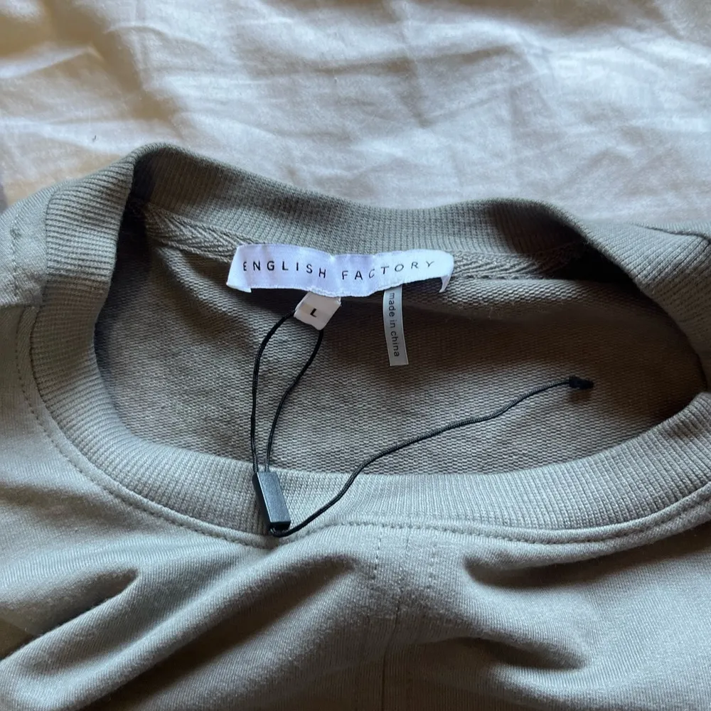 KNIT WOVEN MIXED DRESS - Image 7