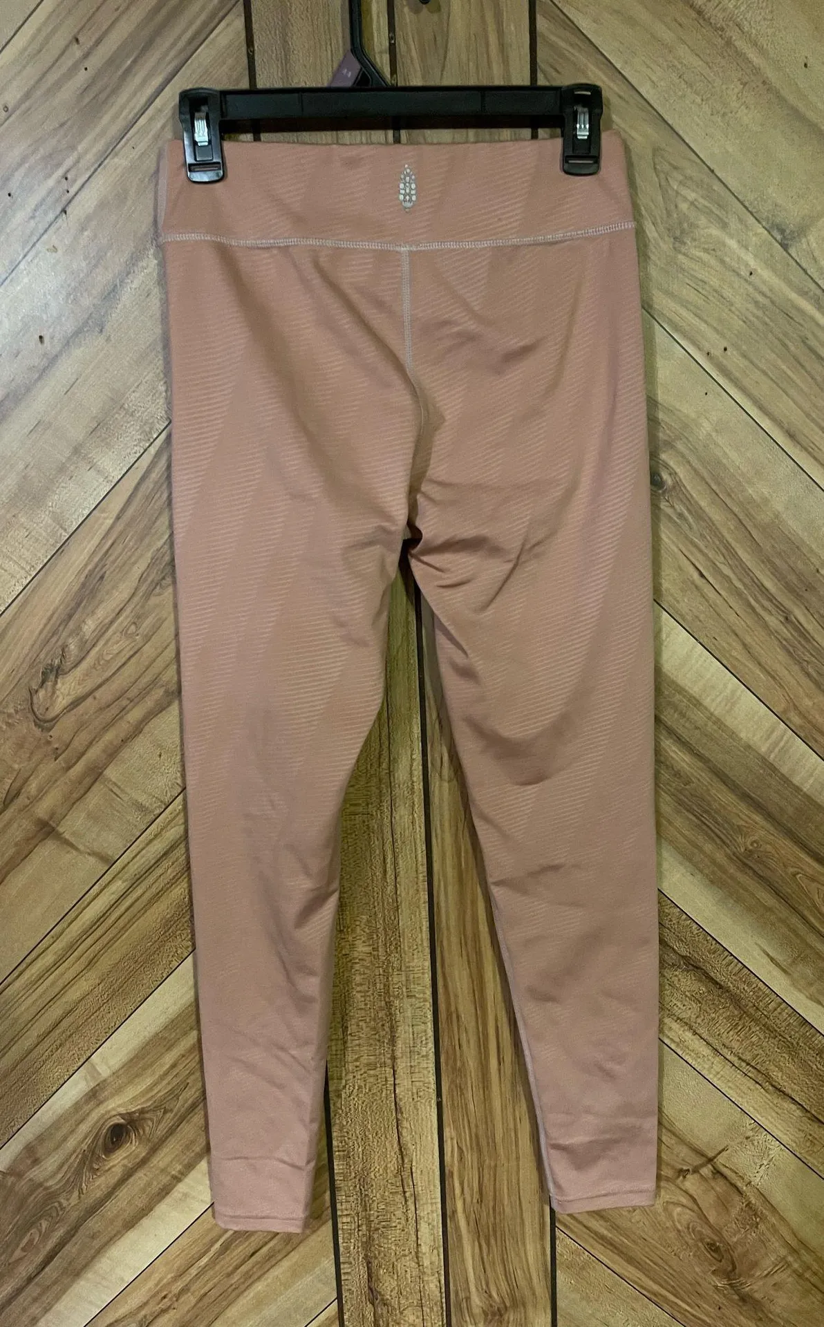 Free People Movement Women’s Small Peach Full Length Leggings - Image 5