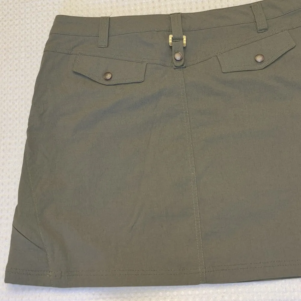 Dipper Skort Skirt Shorts Size 14 Olive Army Green Style #773823 - Image 7