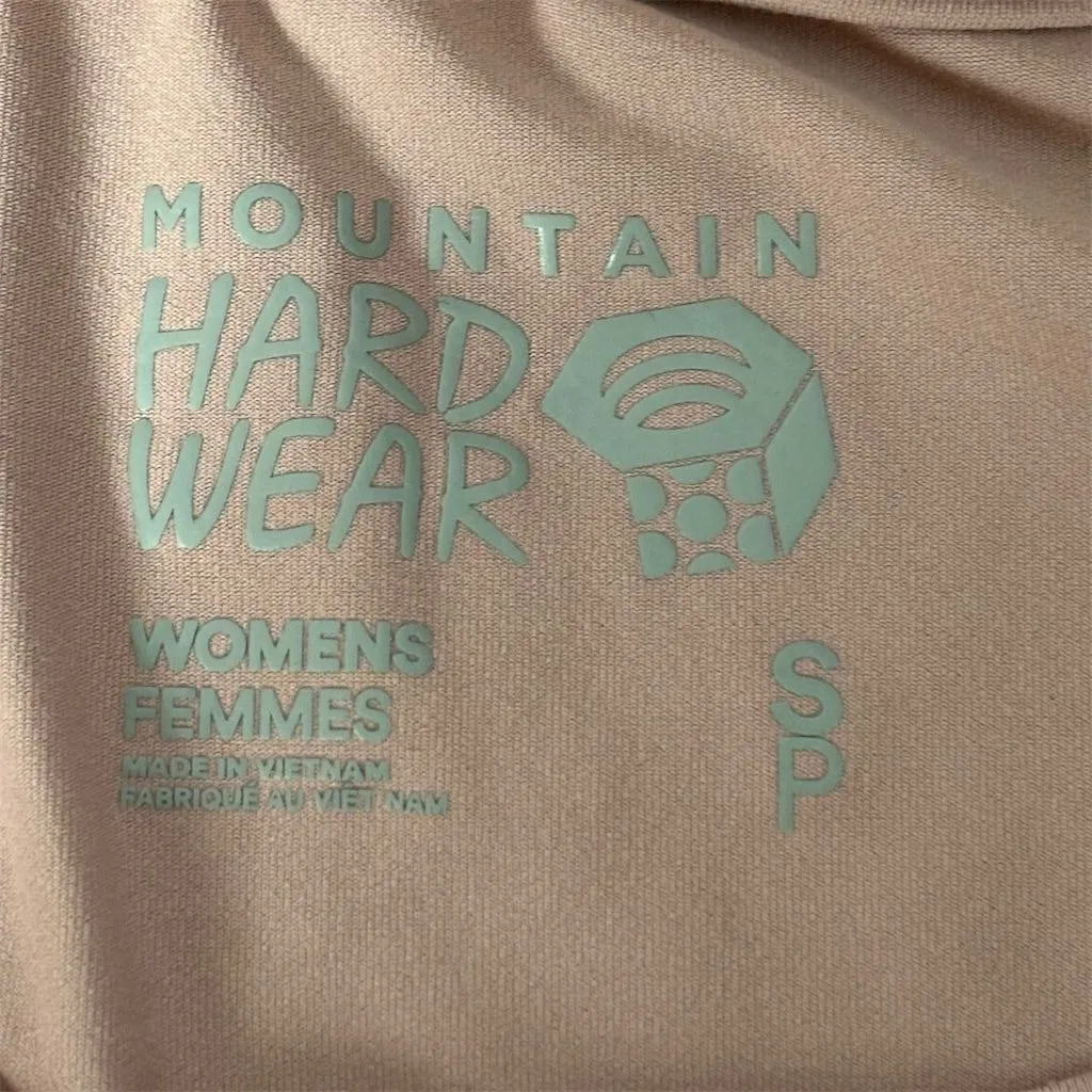 Mountain Hardwear Women's Pink Elbow Length‎ T-Shirt Size S - Image 3
