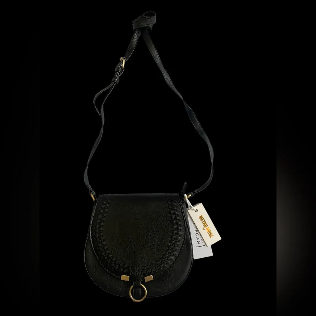 Metro‎ Muse USA Saddle Bag PU Leather Black - Image 13