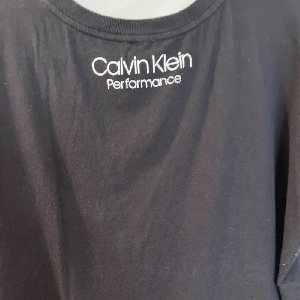 Calvin Klein Performance Black Crop Top Size L - Image 8
