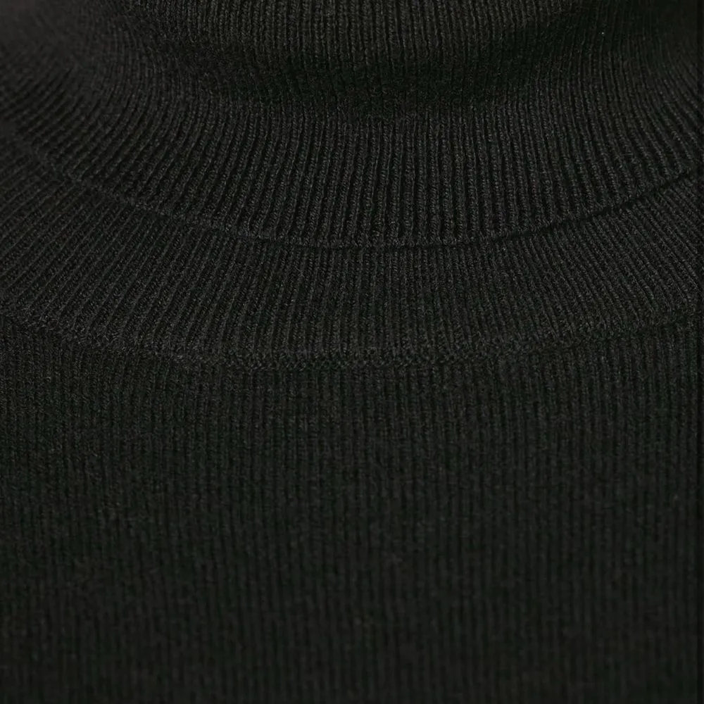 Amazon Essentials Black Turtleneck Sweater (974) Size L - Image 6