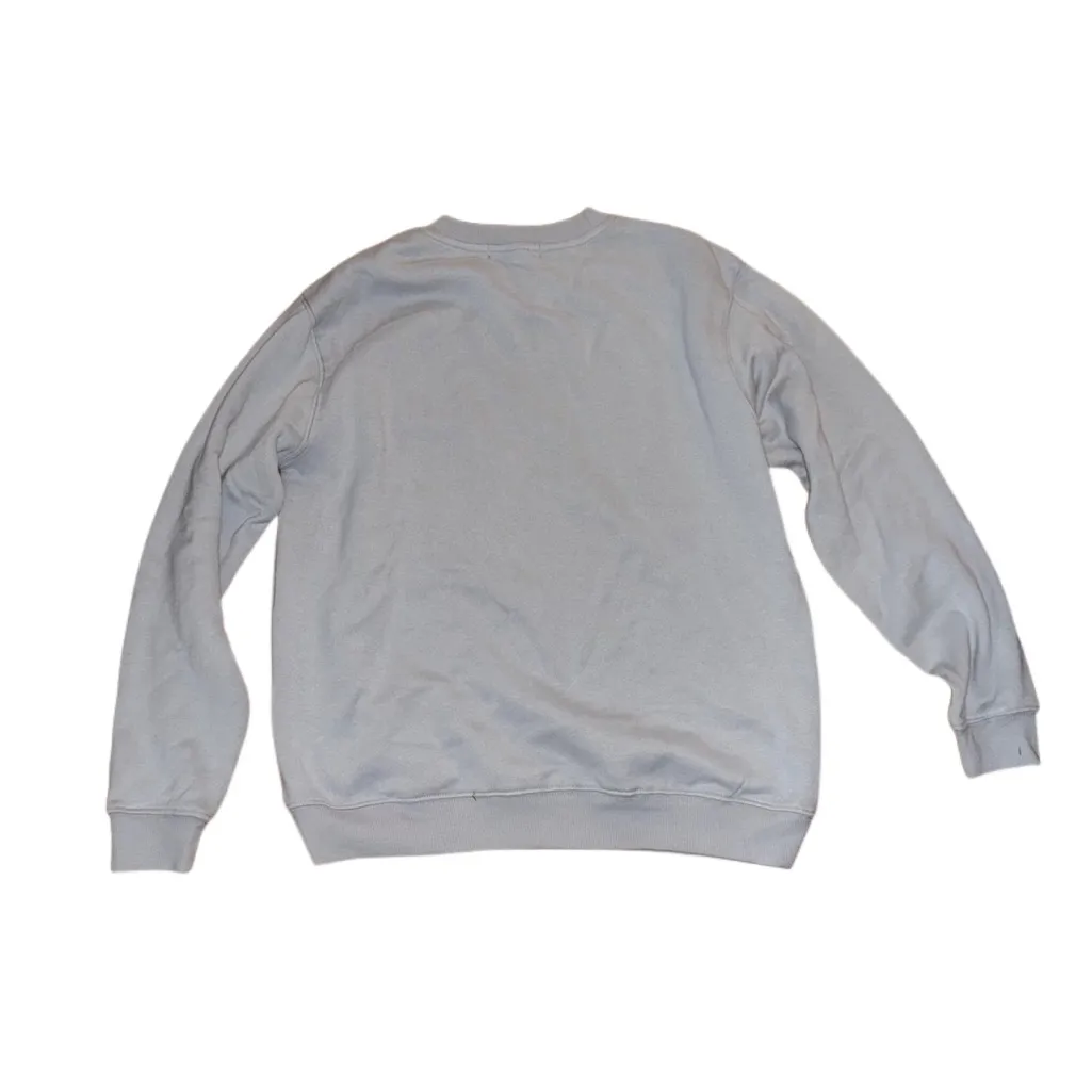 Cute Graphic Gray Sweatshirt Bows, Strawberries Snowflakes - Image 3