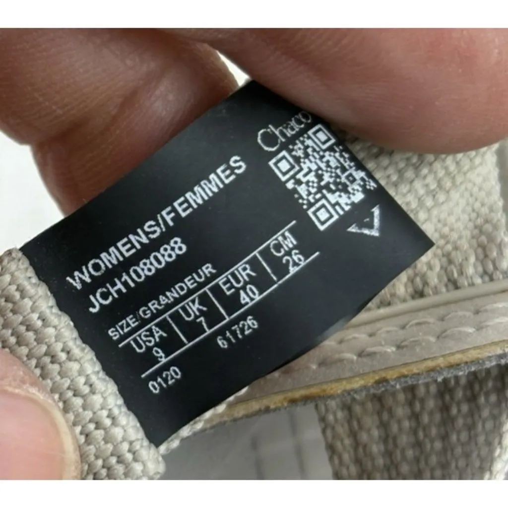 *Chaco Lowdown Sandal Womens Size 9 Light Gray Outdoor Water Hiking Activewear - Image 11