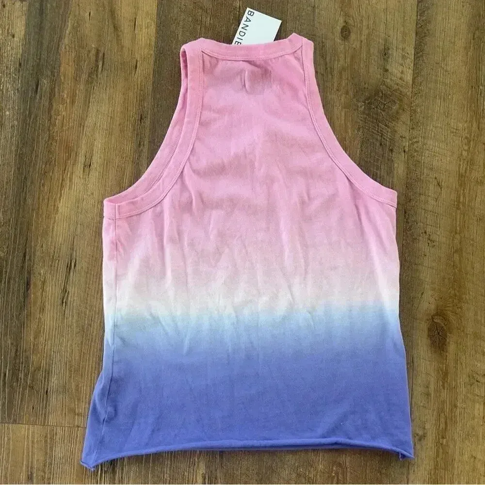 WSLY x Bandier The Rivington Weekend Ombré Tie Dye Tank NWT L - Image 5