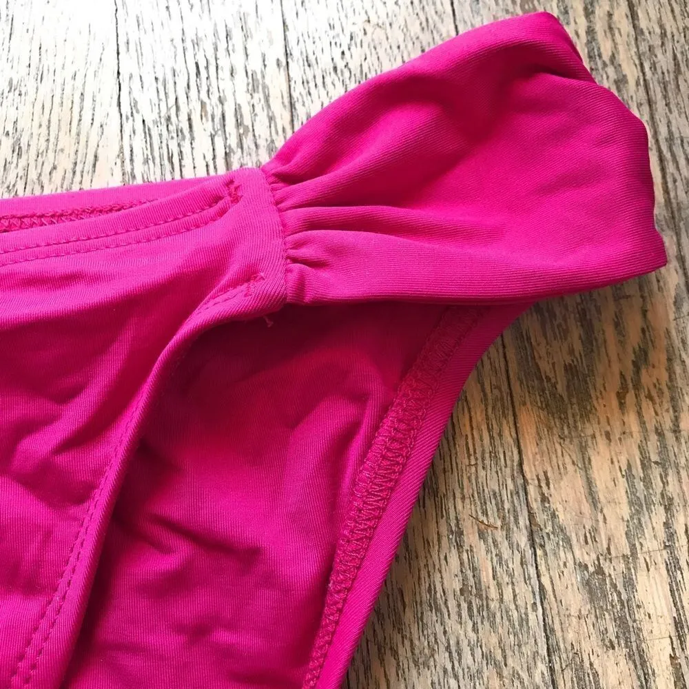 L*Space Full Cut Bikini Bottom In‎ Fuschia NWT - Image 3