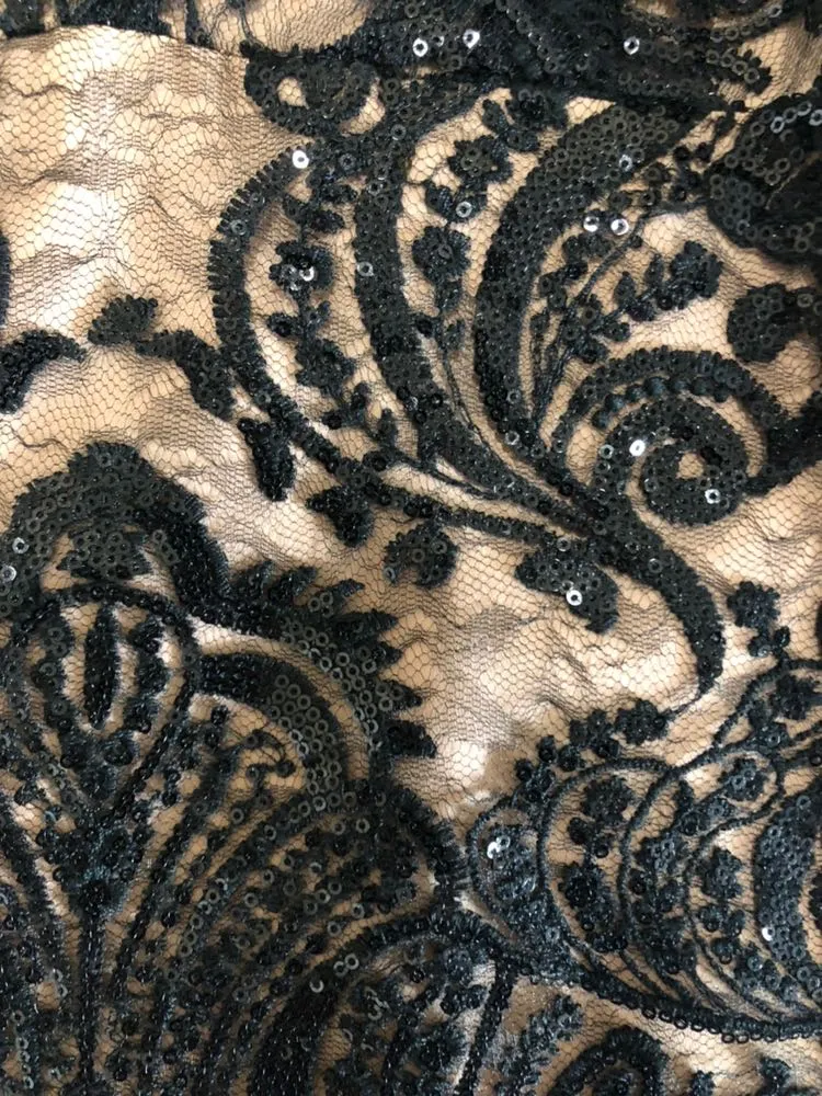 Sequin And Lace Cocktail Dress - Image 3