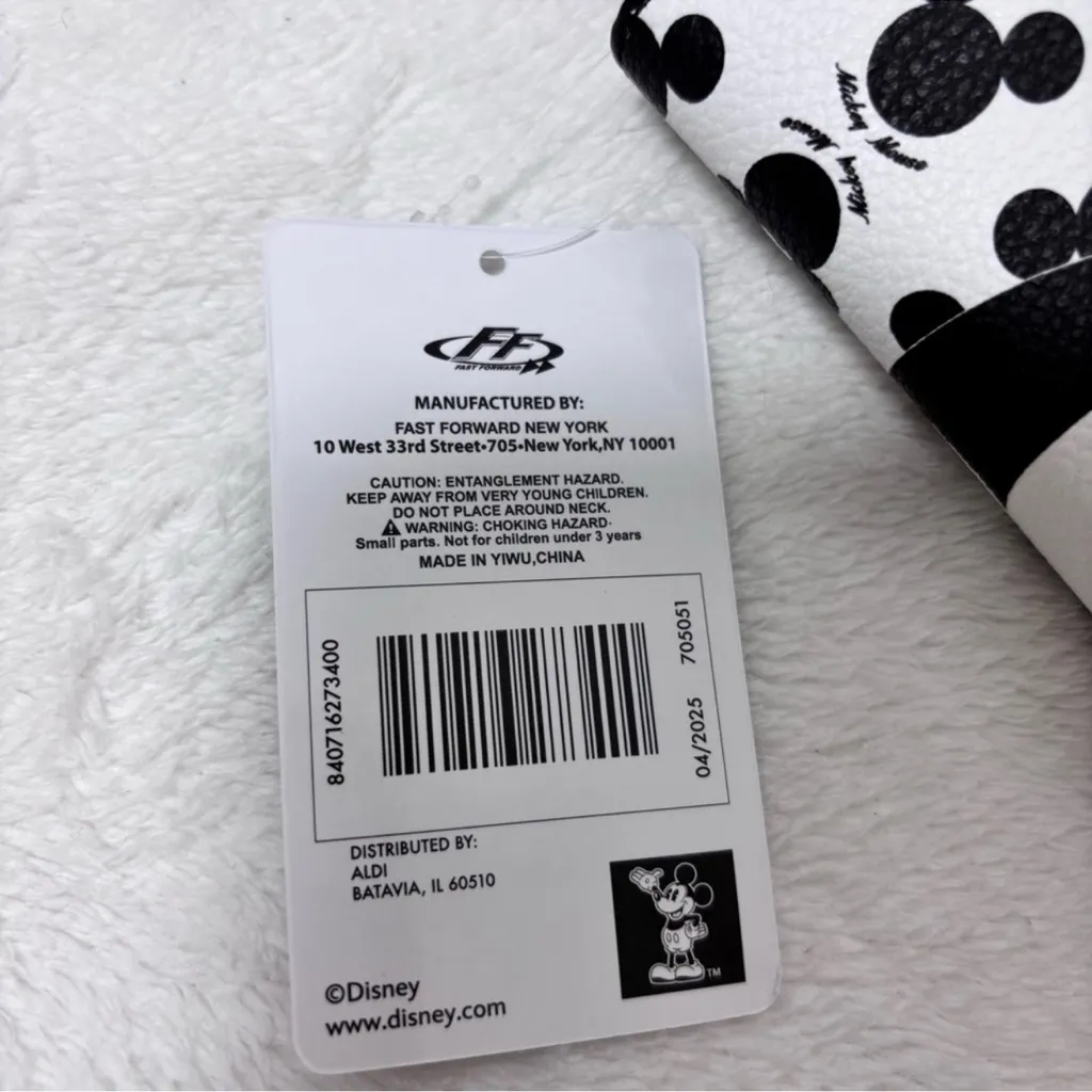 Disney Mickey Mouse‎ Black and White  Wallet  NEW - Image 8