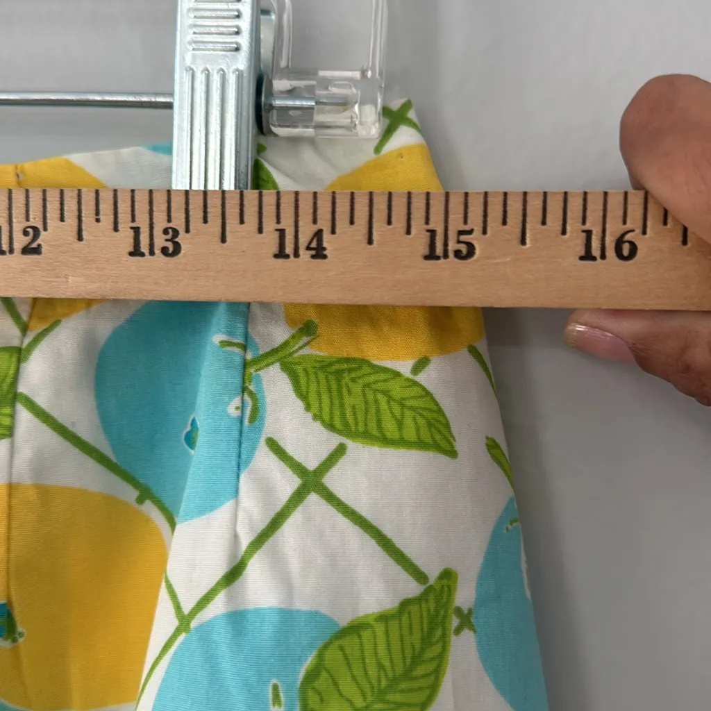 Lilly Pulitzer Women's Vintage Lemon Citron Skirt Size 6 - Image 4