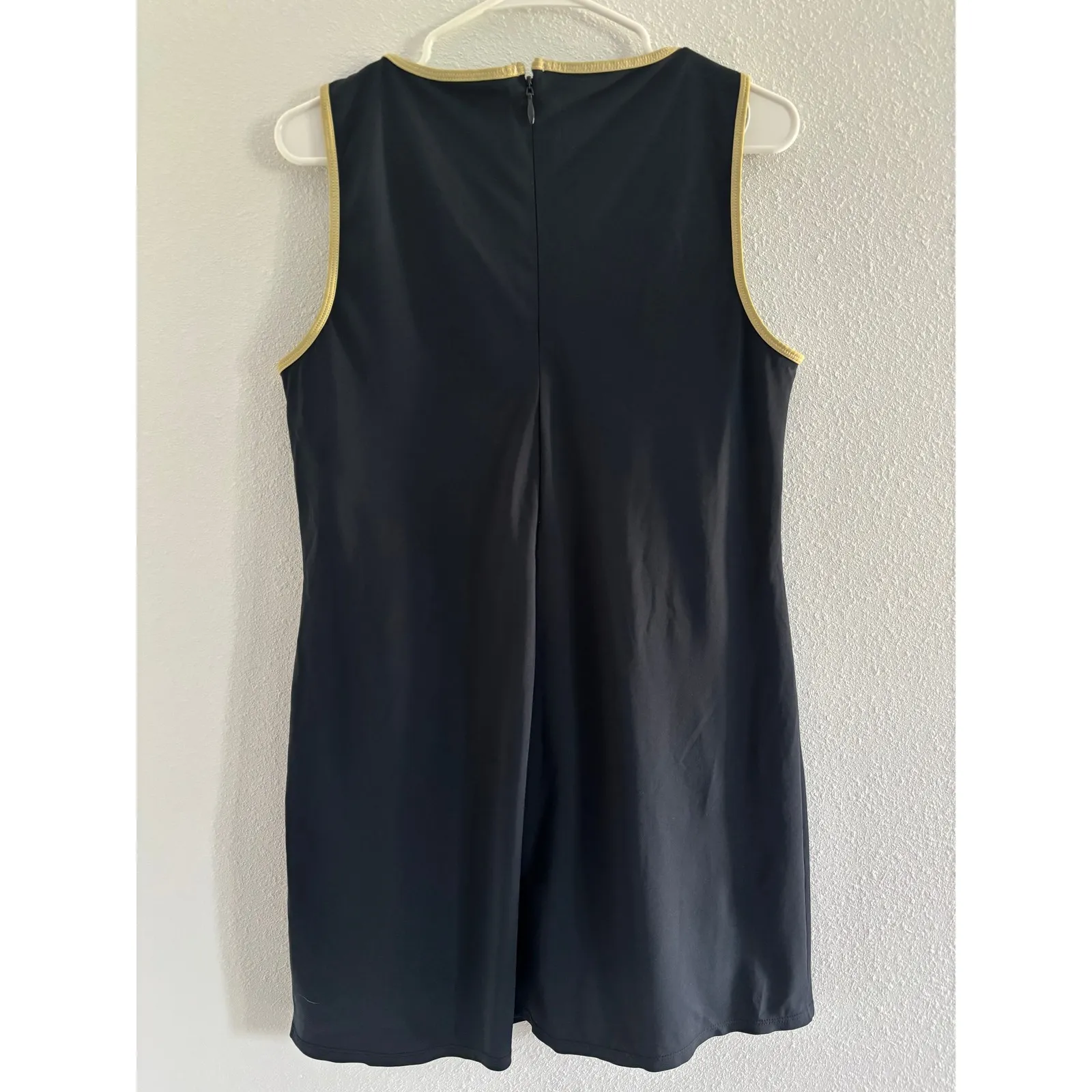 Abercrombie & Fitch Dress‎ Womens L Black Mini Squareneck Travel Sporty Gym Golf - Image 2