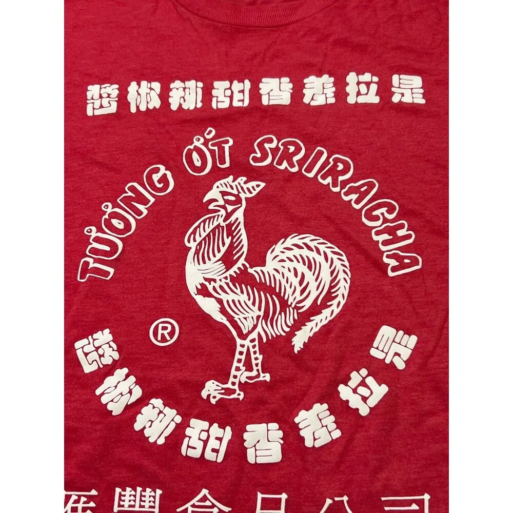 Sriracha Red White Graphic T - Image 2