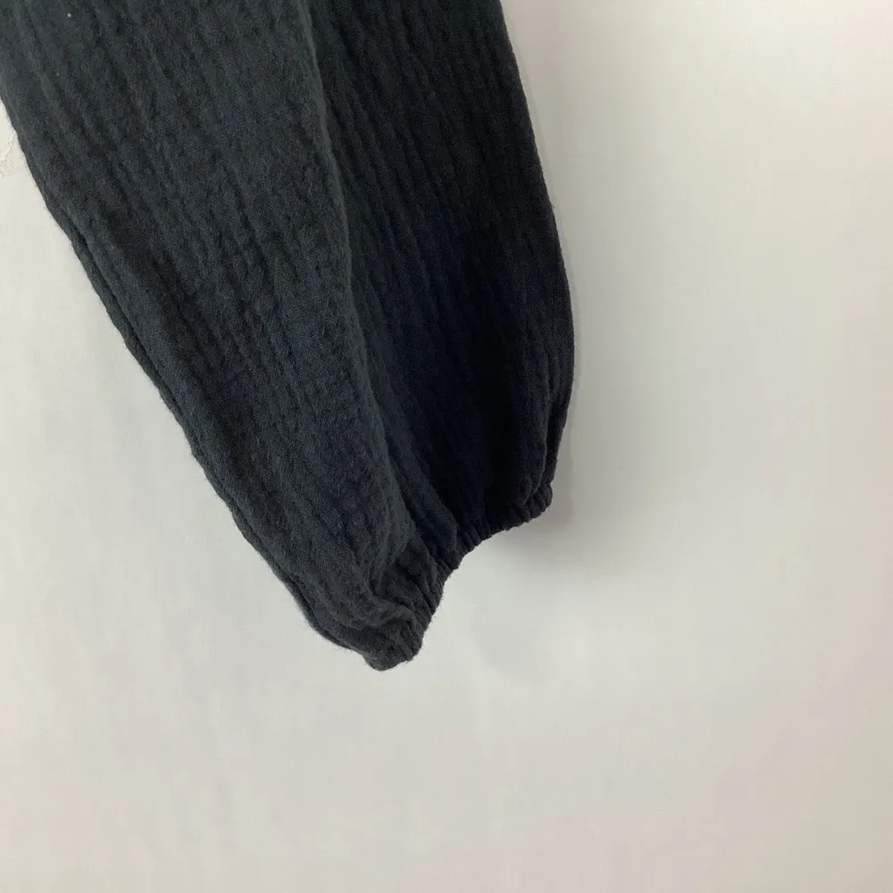 Le Lis Collection One Shoulder Gauzy Crop Top Small NWT - Image 4