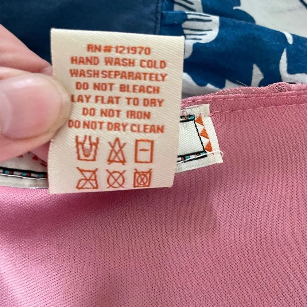 A.Calin Flying Tomato Pink Long Sleeve Pom Pom Mini Dress L - Image 11