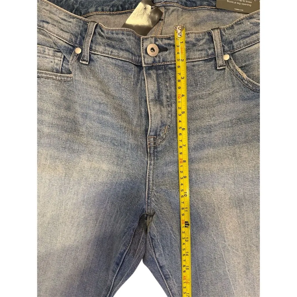 Torrid Women's Mid-Rise Slim Bootcut Jeans Blue Size 20S - Image 4