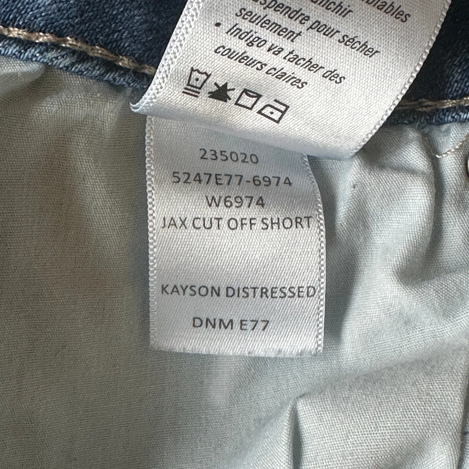 Paige Jax Cut Off Jean Shorts Mens 32 Light Wash Denim Stretch Raw Hem Casual - Image 7