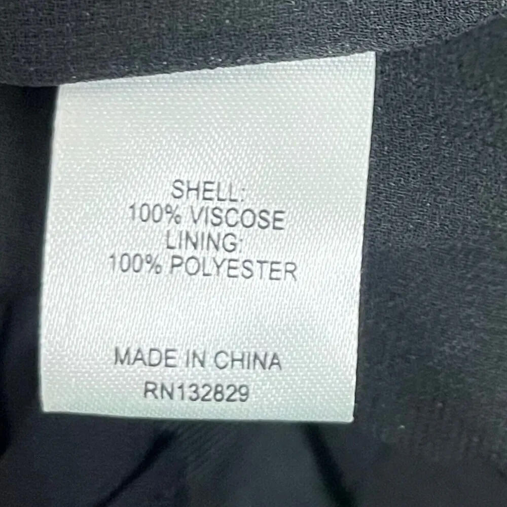 Lovers And Friends Dylane Mini Skirt Black Ruched Overlay Knot Details Size XL - Image 7