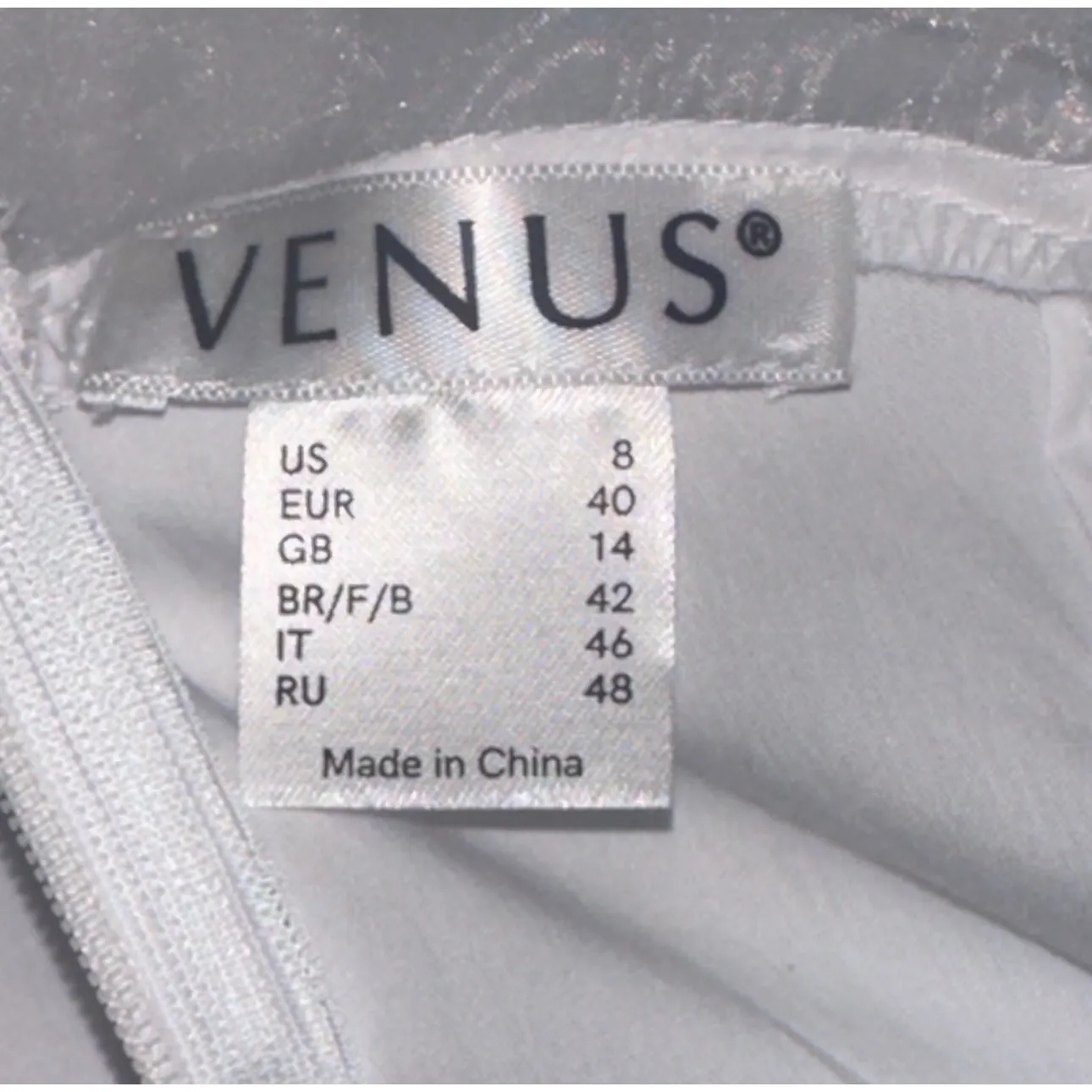 Venus Womens White Blouse Sheer Organza Puff Sleeve Jeweled Collar Party Top zs8 - Image 8