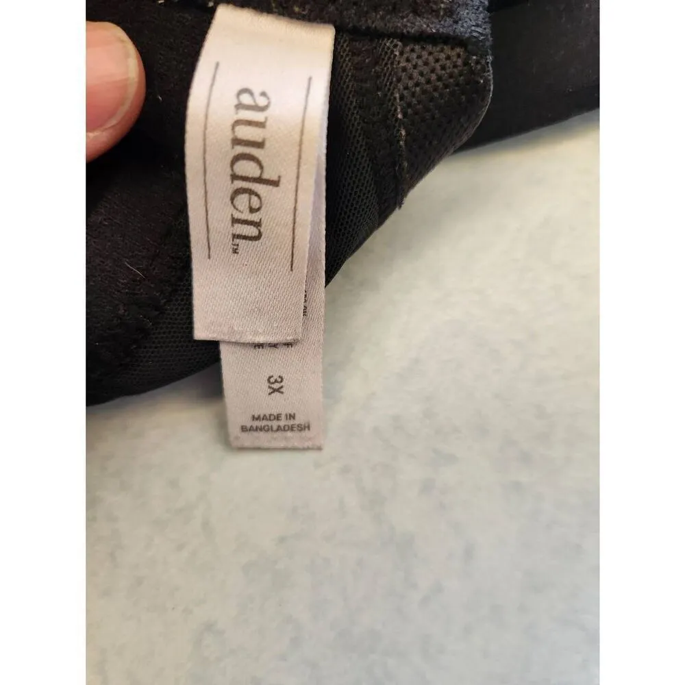 Auden Lightly Lined Triangle bralette Black Lace size 3X - Image 3