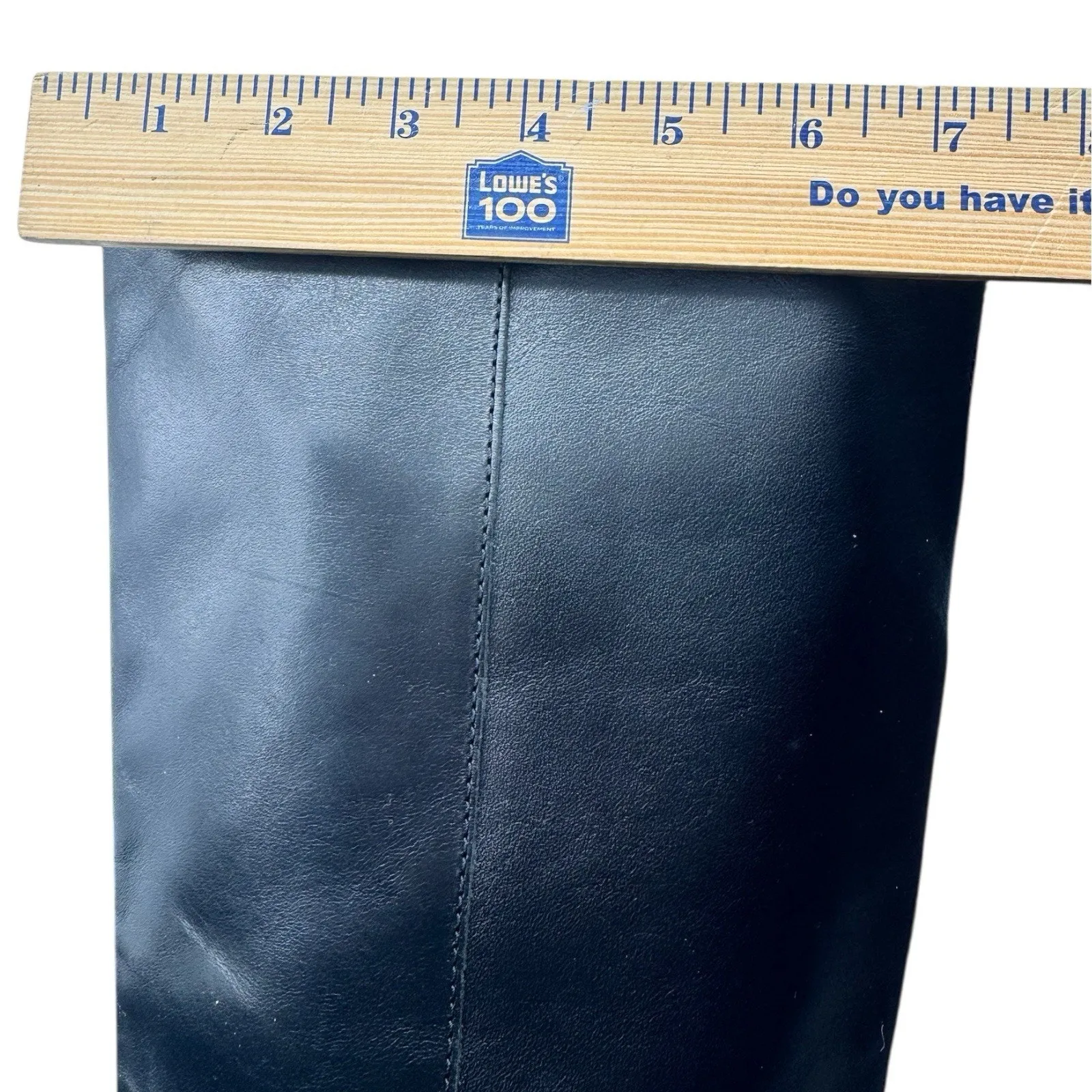 NWOB Madewell The Lexie Tall Boots Knee High Riding Black Leather Womens Size 12 - Image 13