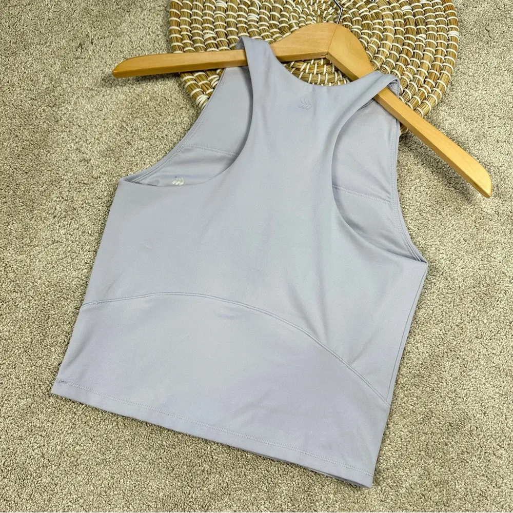 All In Motion  Everyday Soft Racerback Tank Top Built in Bra in Lilac Size S - Image 5