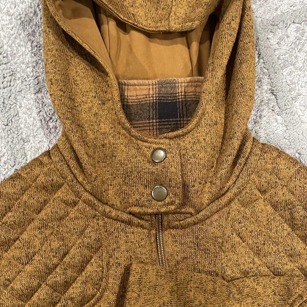 Eddie Bauer quilted elbow hooded zipper jacket - Image 8