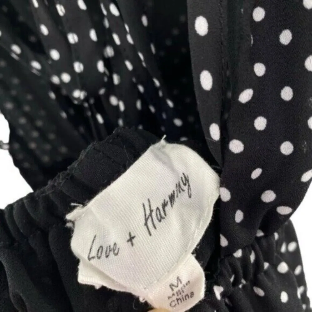 Love + Harmony Polka Dot Wide Leg Jumpsuit - Image 8