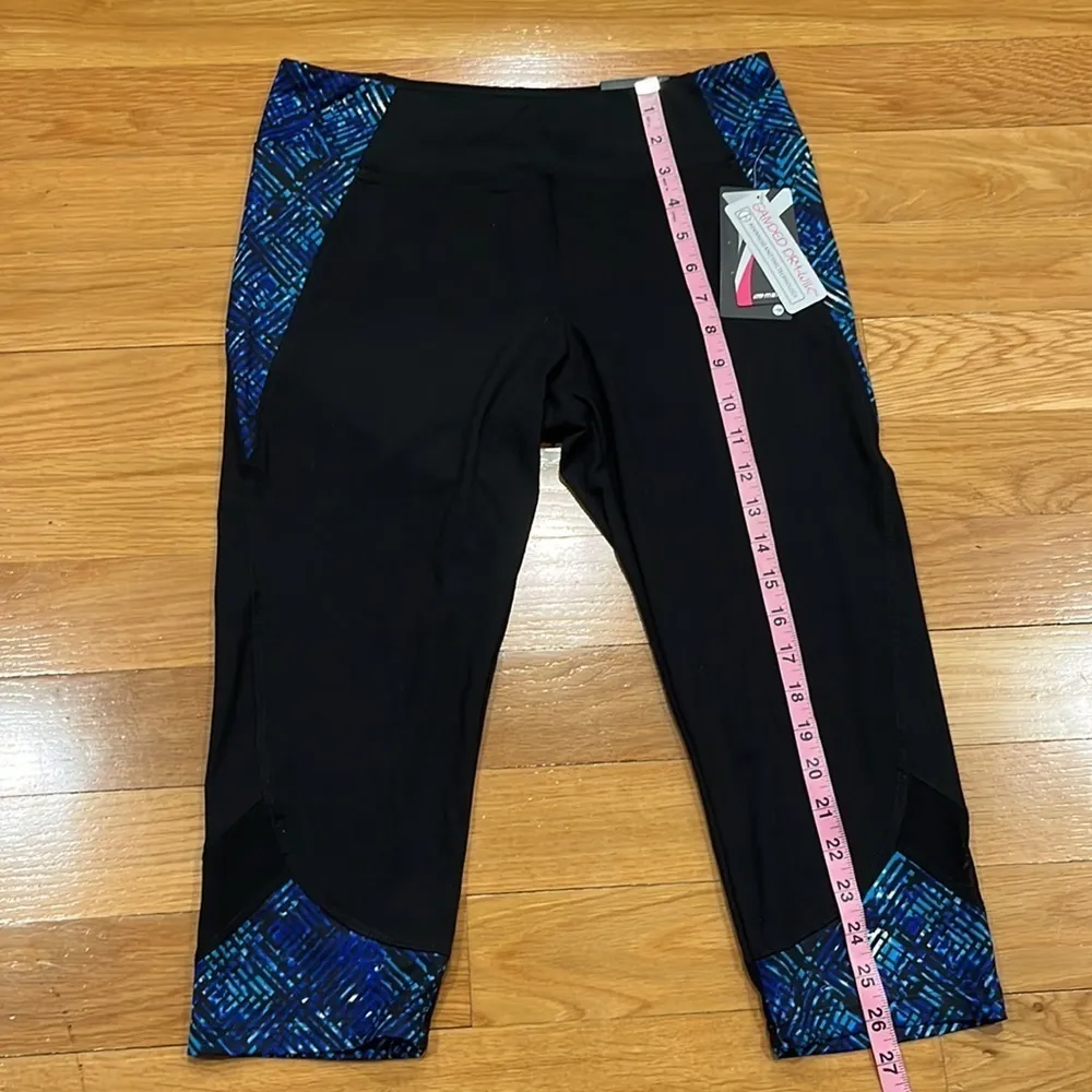 NWT Marika tek Capri pants size large . Black - Image 7