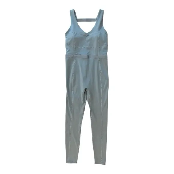 Fabletics  Motion365+ Athletic Jumpsuit in Storm Cloud Blue Size M - Image 3