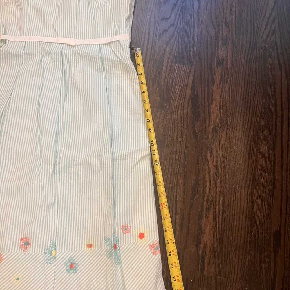 Laundry By Shelli Segal Blue and Pink Strapless Sundress - Image 5