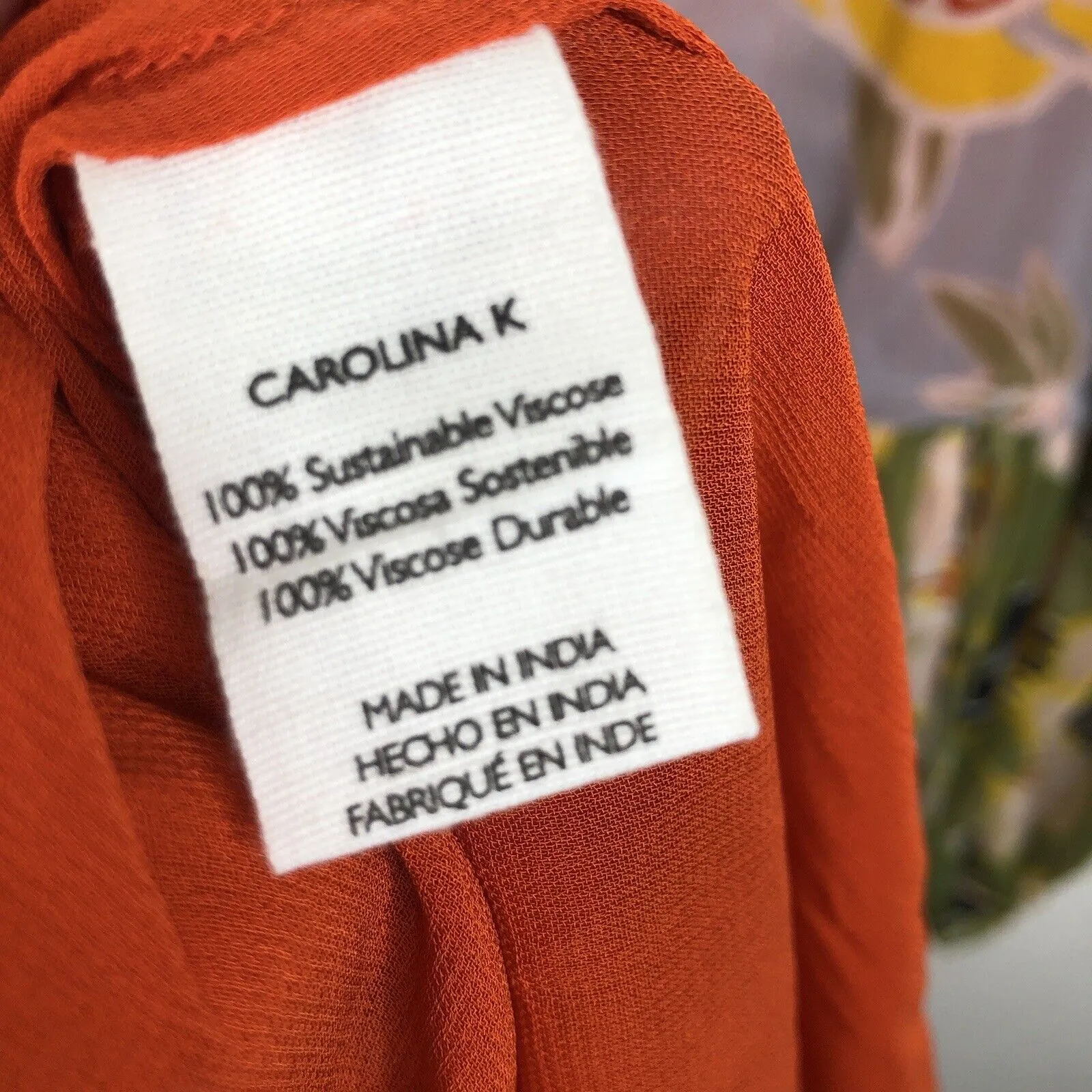 NEW Carolina K Josefina Floral Patchwork Button - Image 9