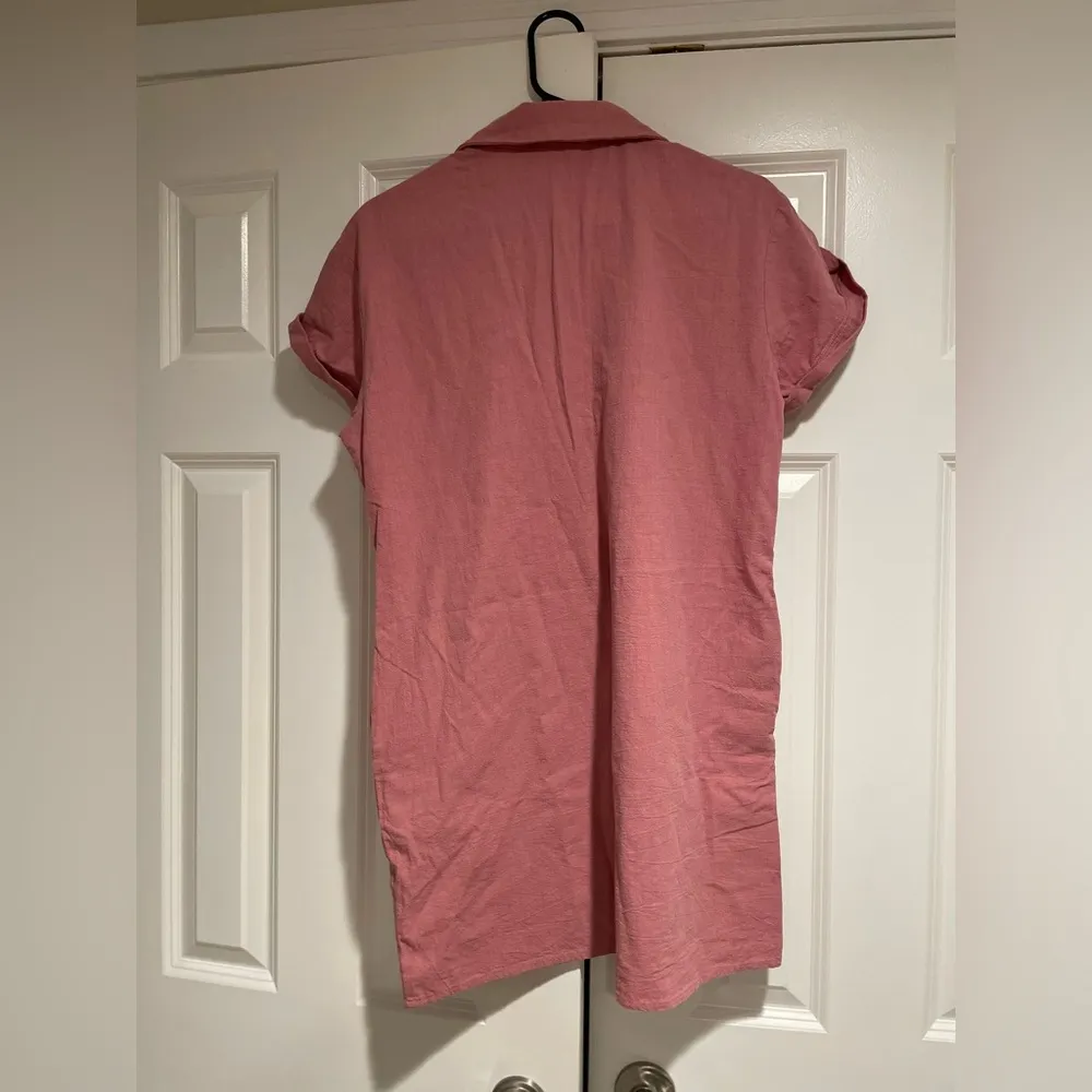 Mauve Button Up Dress - Image 4