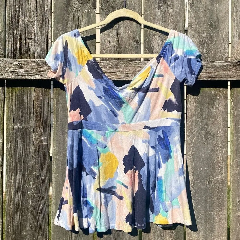 Torrid Babydoll Super Soft Tie-Front Off-Shoulder Top | M 00 - Image 4