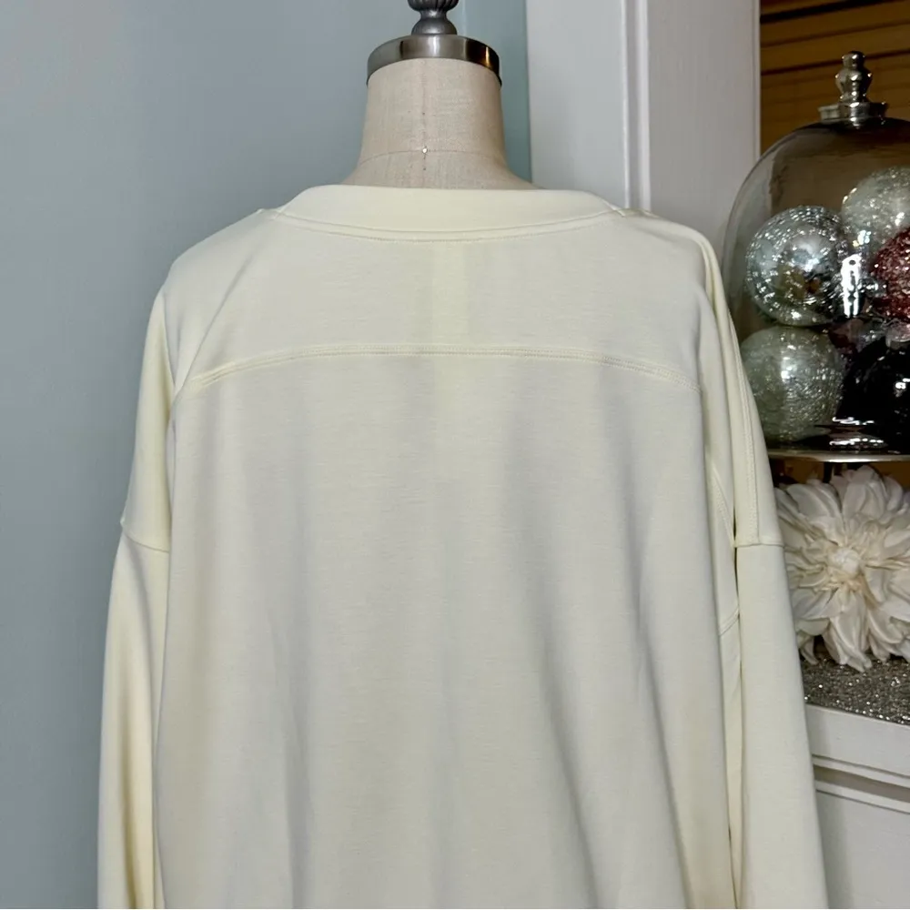 Lululemon Perfectly Oversized Crop Crew Softstreme Sweatshirt Sundance 10 NWT - Image 8